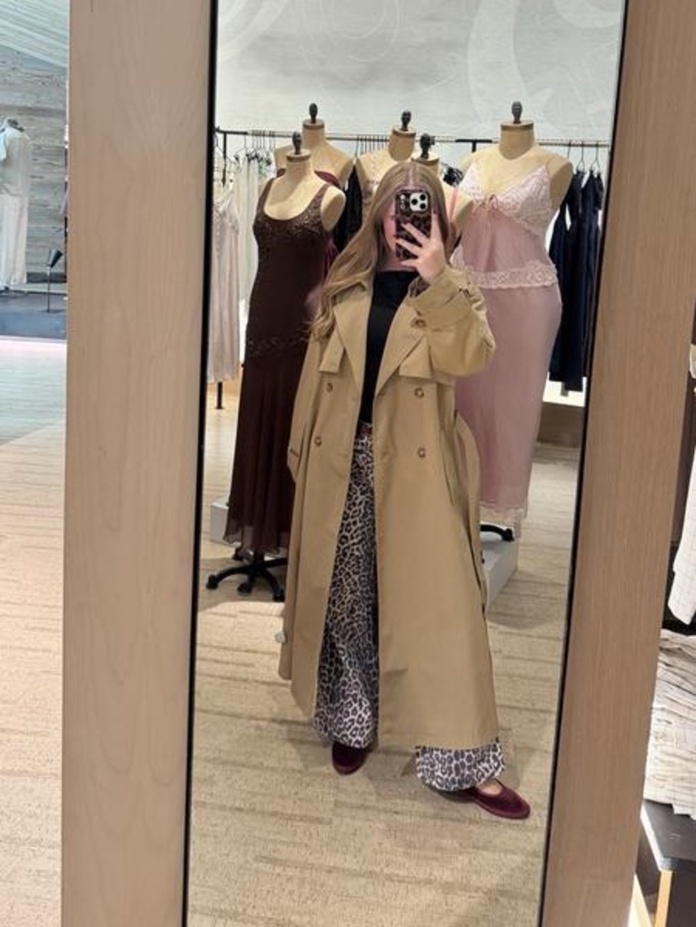Abercrombie & Fitch Carrie Long Trench Coat - Picture 10 of 10